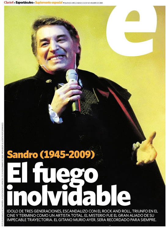 Clarín - Sandro ist tot